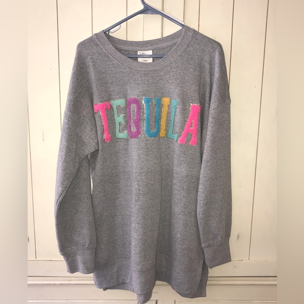 Salty Lemon TEQUILA CrewNeck Sweatshirt